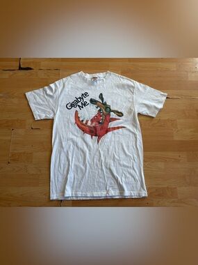 VTG 90s Gigabye Syquest Worn Tech Silicon Valley T-Shirt L Men White O11